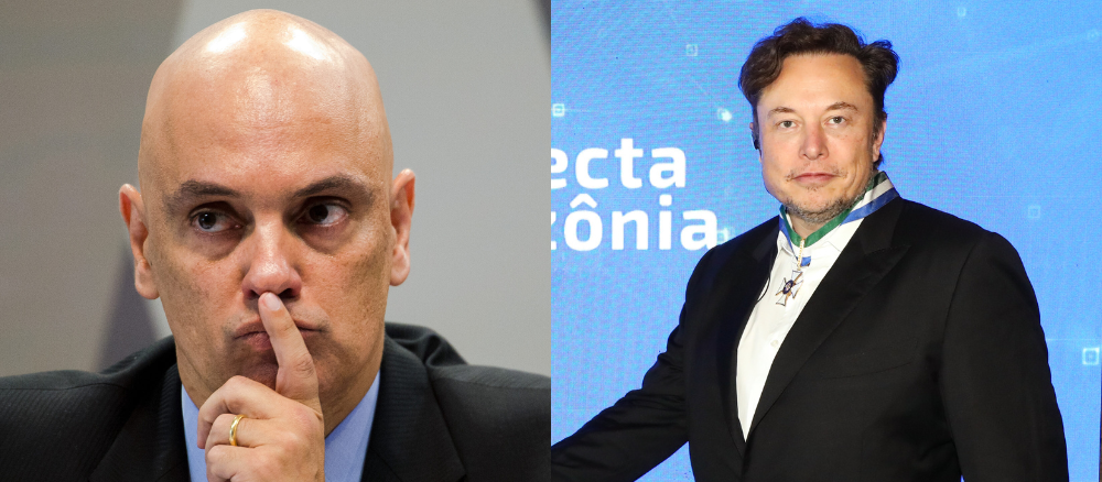 Em uma publicação do X, Elon Musk voltou a acusar Alexandre de Moraes de não seguir o devido processo legal.